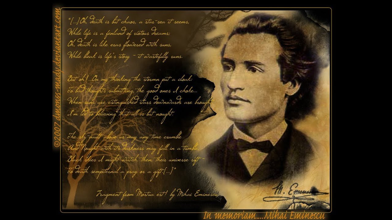 Luceafarul in Imagini - Tribut Mihai Eminescu. Eminescu's ...