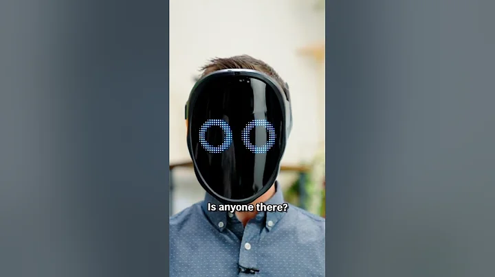 This LED mask is terrifying 🫥