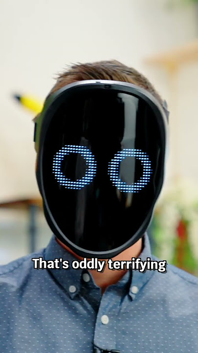 This LED mask is terrifying 🫥