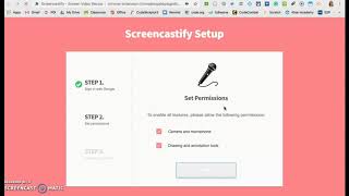 how to set up screencastify