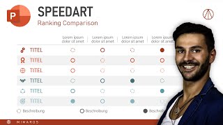 Powerpoint Design Speedart Ranking Comparison
