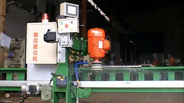 CNC edge  polishing and profiling machine