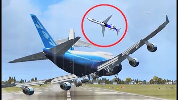 HURRICANE CONDITIONS in Flight Simulator X! (Multiplayer CHAOS)