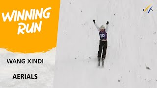 Wang Xindi scores 126.70 for first win in 3 years | FIS Freestyle Skiing World Cup 24-25 Wang Xindi scores 126.70 for first win in 3 years | FIS Freestyle Skiing World Cup 24-25