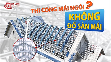 Thi công mái ngói không đổ sàn mái | Giải pháp tiết kiệm với khung kèo thép nhẹ EUROTRUSS