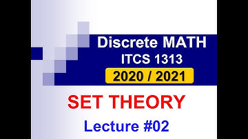 Discrete Math #02 (2020) Part 1 (Arabic)