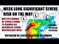 Outbreak of severe storms capable of all hazards including strong tornadoes next week latest info