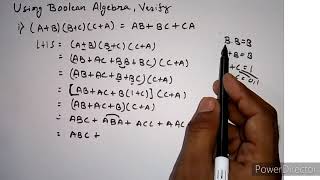 Simplification of Boolean Expression using Boolean Algebra || Video 3 || Boolean Algebra
