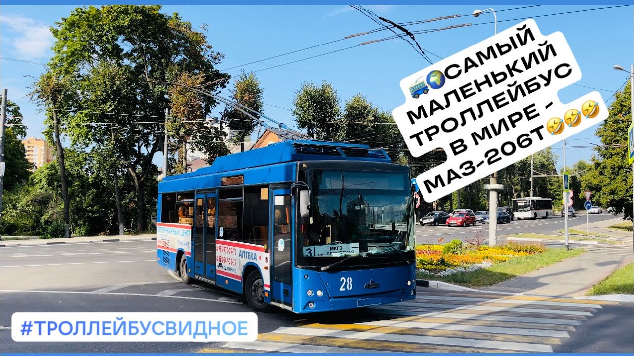 Троллейбус маз 206т