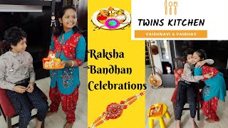 Raksha Bandhan 2020|Rakhi Festival celebration|Twins - Brother and sister relationship|simple thali