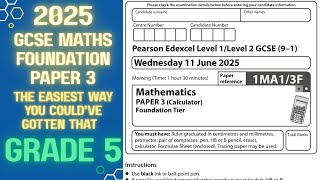 Edexcel GCSE Maths June 2025 Foundation Paper 3 | 1MA1/3F | S.E.T For You