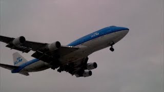 KLM 747-400 [PH-BFN] Landing on Runway 23 @ Toronto/Pearson