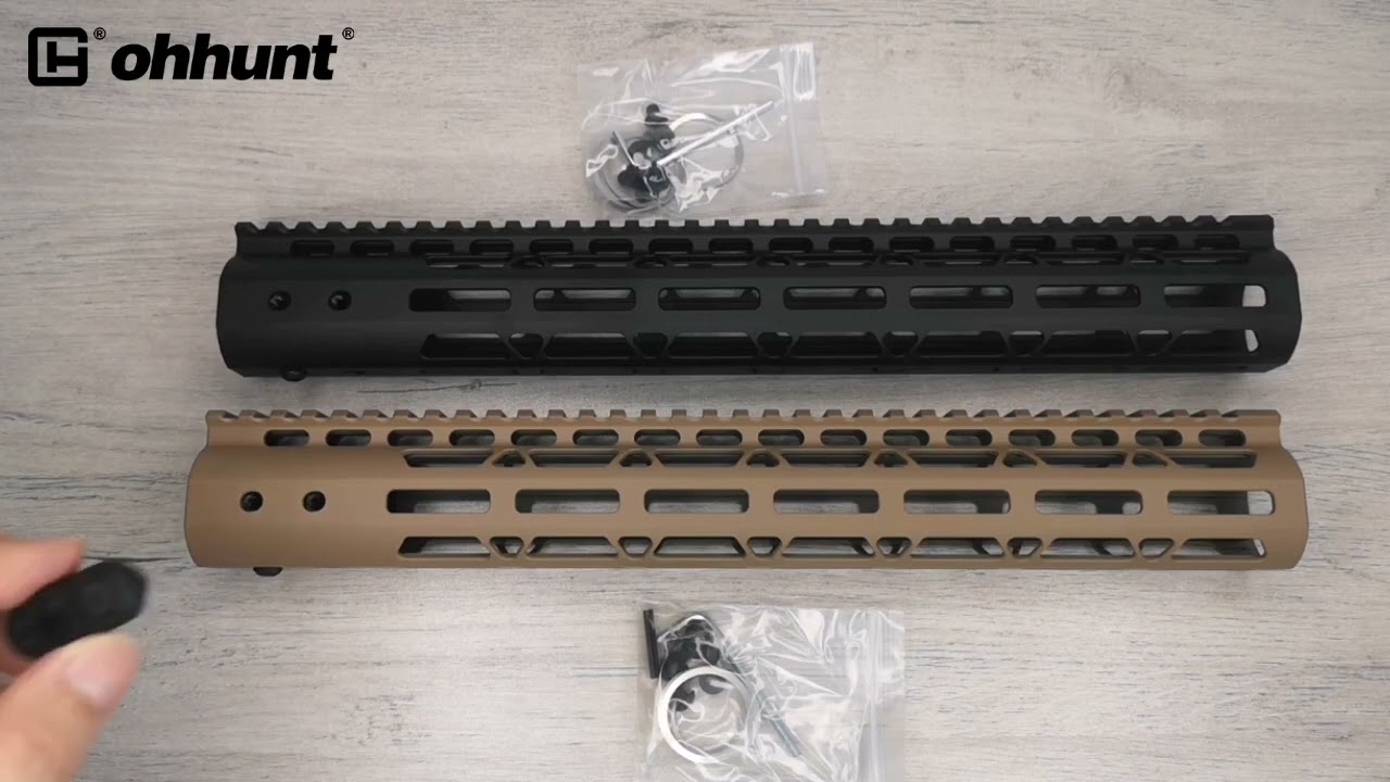 ohhunt AR-15 M-lok Free Float Handguard with Steel Barrel Nut, Price From $22.90
