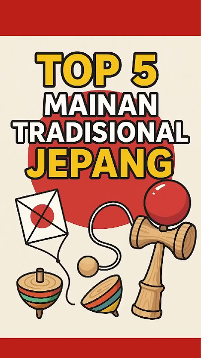 TOP 5 Mainan Tradisional Jepang 😱 Unik & Legendaris Banget!