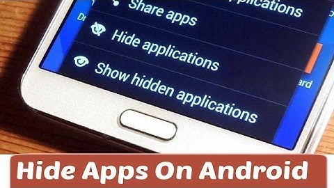 How To Hide Apps,Photo,Video,File,Games On Android Without Root - Apex Launcher