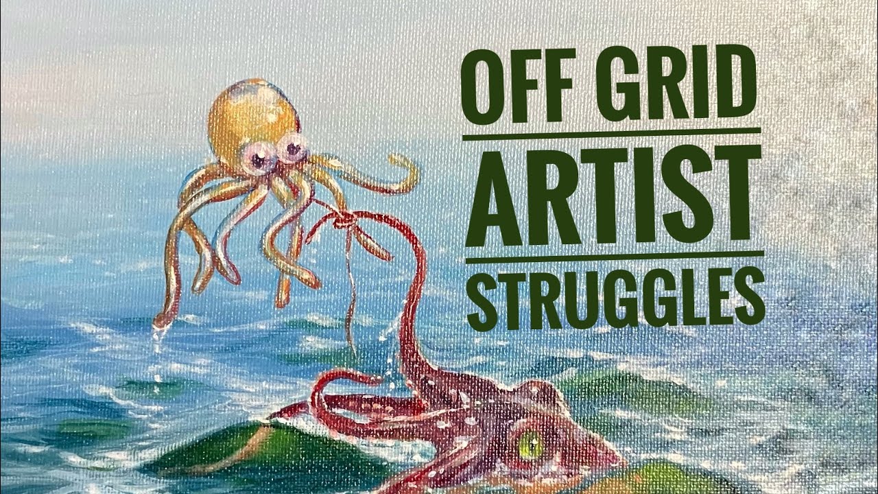 Off grid artist struggles with desert homesteading 