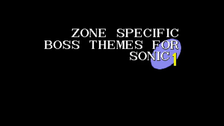 Sonic 1 Boss Themes Per-Zone-Based Medley