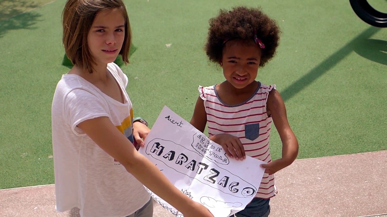 HARATZAGO. 2019ko Ibilialdia Lekeition. Logoaren sormen tailerra