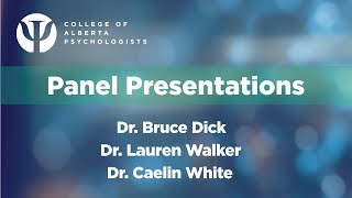 2021 CAP Annual Meeting and Professional Development Event - Panel Presentation