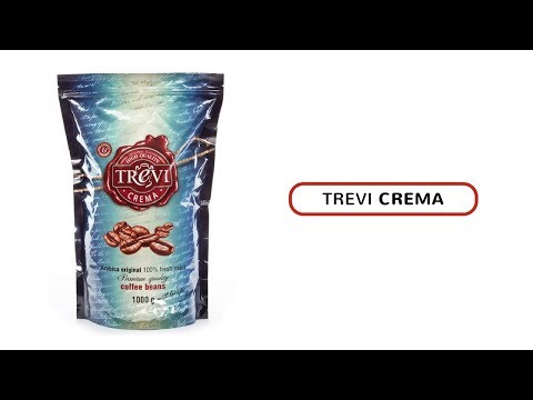 Кава зернова Trevi Crema 1 kg, кава в зернах від українського виробника, Свіжообсмажена кава, видео 1