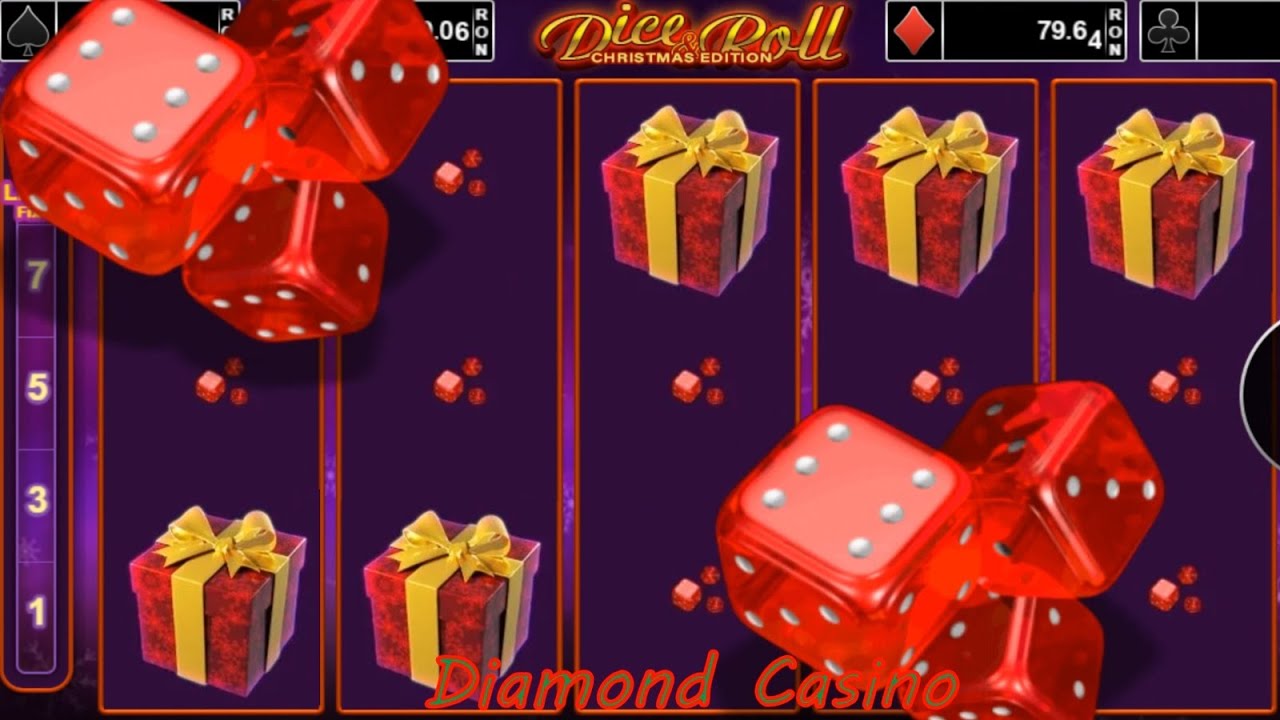 Dice and Roll 2025 — Рождество — слот EGT — Pacanele — 2 игральных кости с линиями и множеством в...