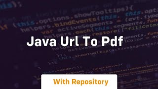 java url to pdf