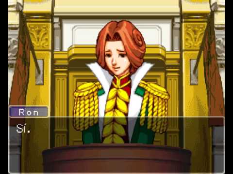 Ace Attorney - Defendiendo a Ron DeLite - YouTube