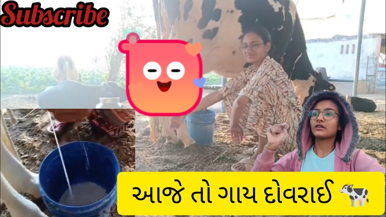 આજે તો ગાય દોવરાઈ 🐄 | ગામડાંની દેશી જિંદગી | Village Life Vlog 