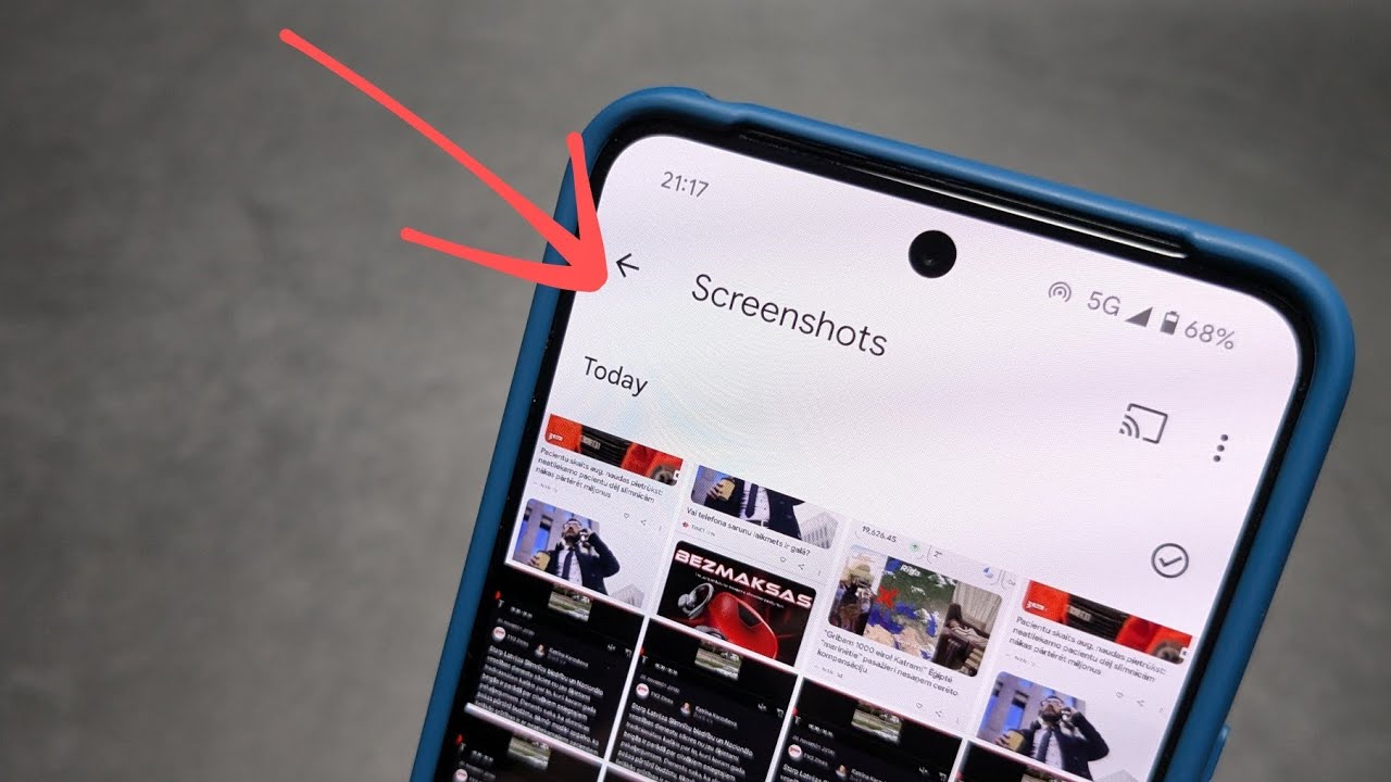 ScreenShot Location in Google Photos App - Where to find Screenshots Taken