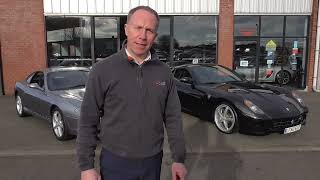 Ferrari 575M Maranello and the 599 GTB which replaced it