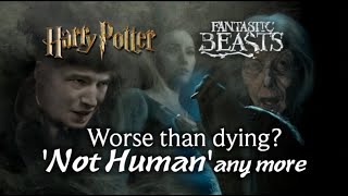 Worse than dying? 'Not Human' any more in 'Harry Potter'