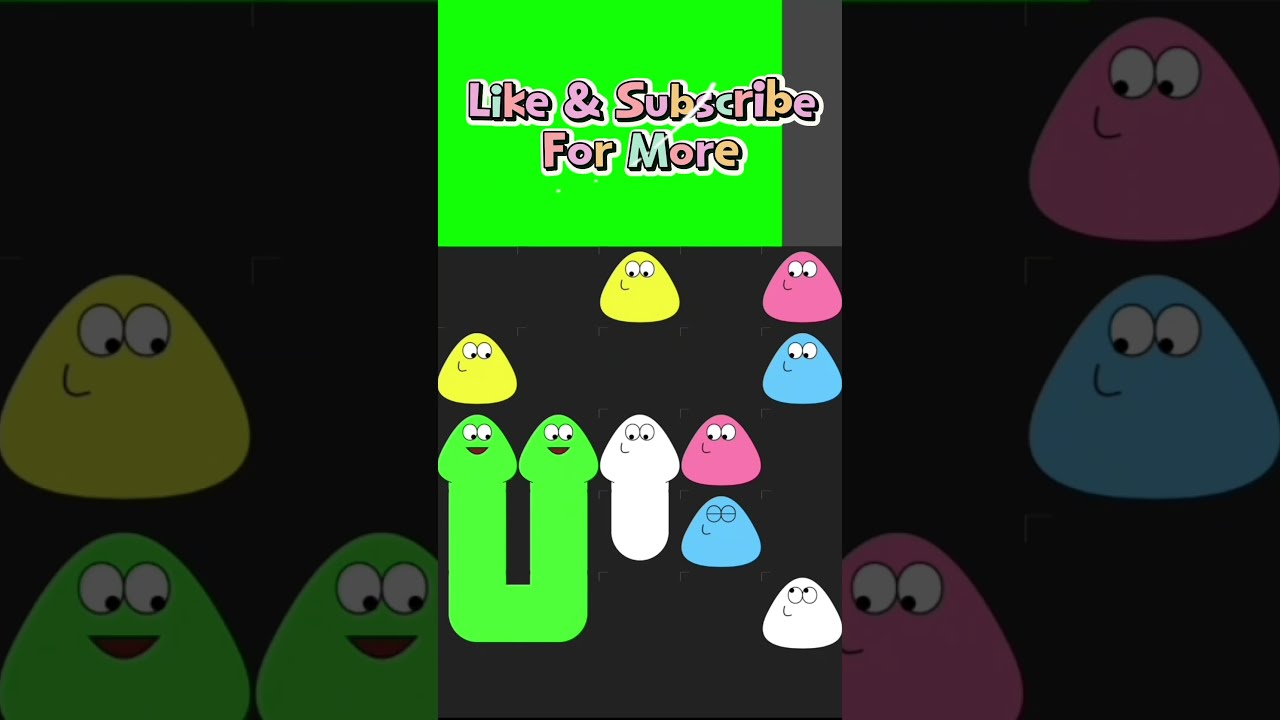 Playing Connect with Pou: The Cute Alien Pet!
