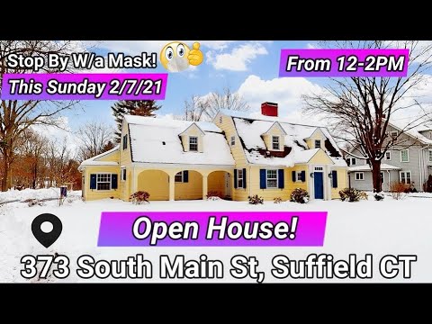 373 South Main Street, Suffield, CT home video tour