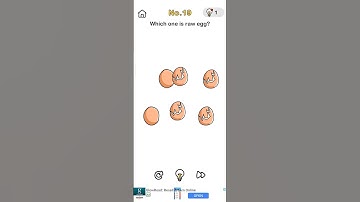 Which one is raw egg? Level 19 Brain Out - Can You Pass It? I Vivek Playtime