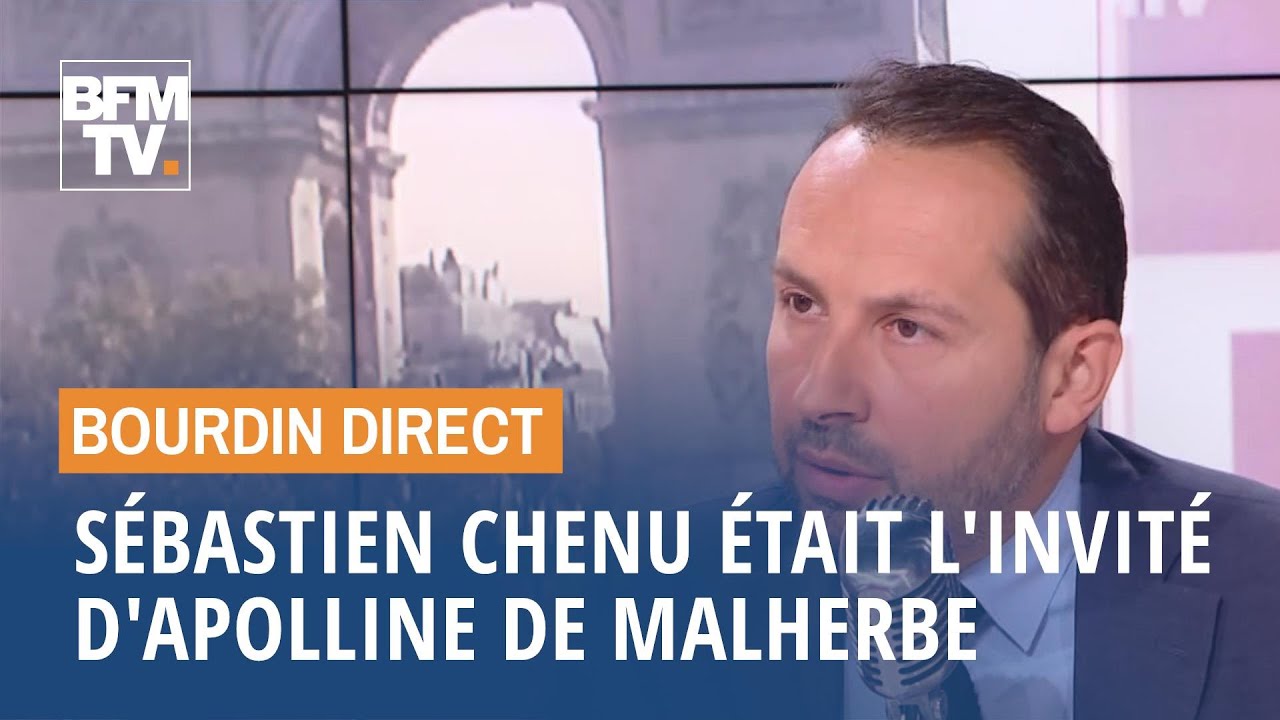 Sébastien Chenu face à Apolline de Malherbe en direct bfmtv i shot the sheriff