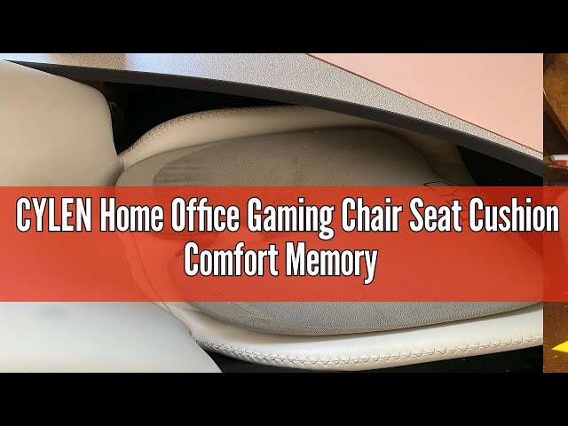 CYLEN Home Office Gaming Chair Seat Cushion Comfort Memory Foam
