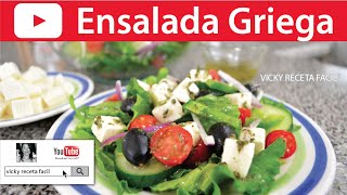 ENSALADA GRIEGA | Vicky Receta Facil