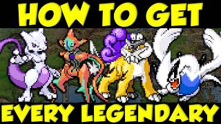 How To Get Every Legendary Pokemon In Firered Leafgreen All Legendary Locations Frlg