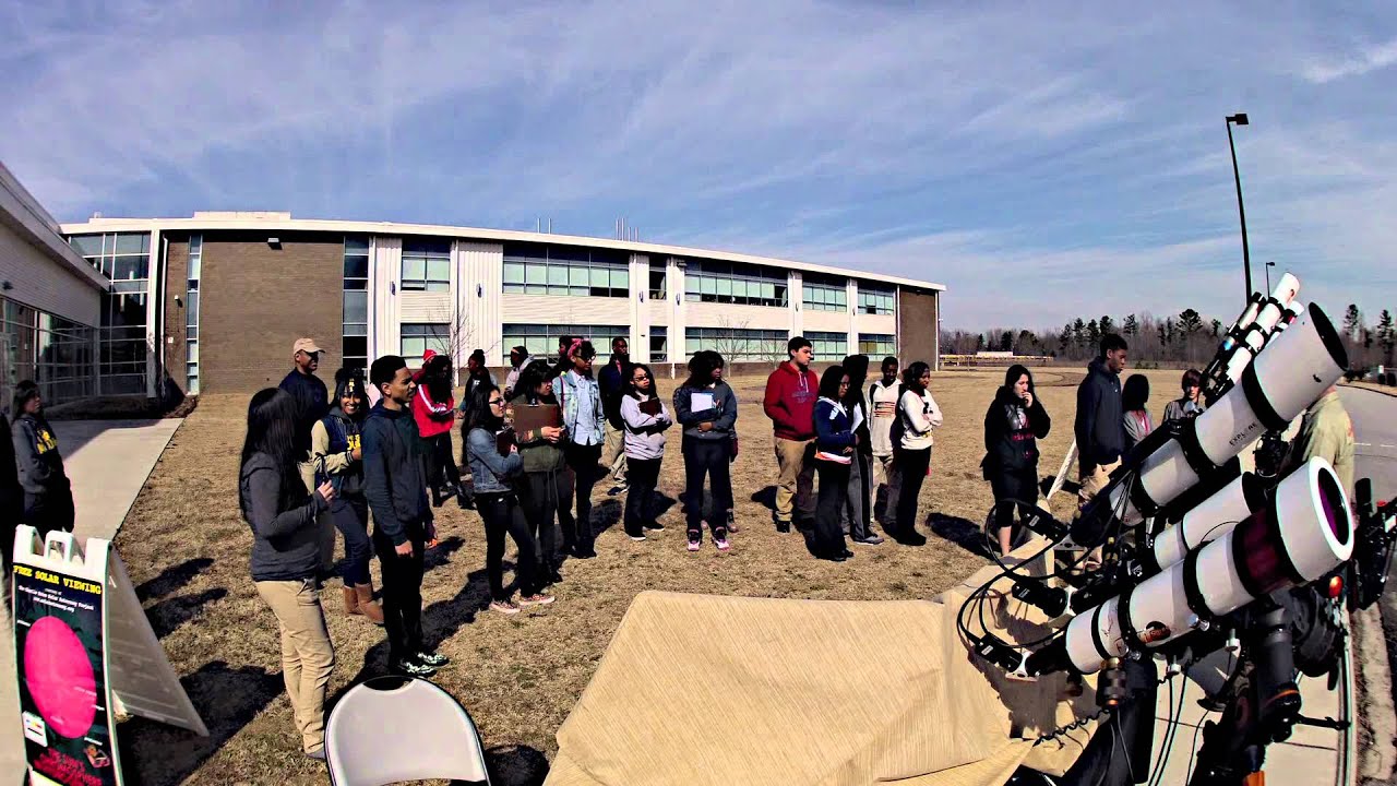 Charles Drew High School Solar Astronomy Feb 7th 2014 YouTube