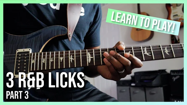 Learn to Play 3 DELICIOUS R&B Licks! (Intermediate)