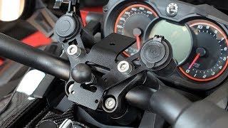Can-Am Spyder F3 Docking Station With Dual Usb And 12V Charger