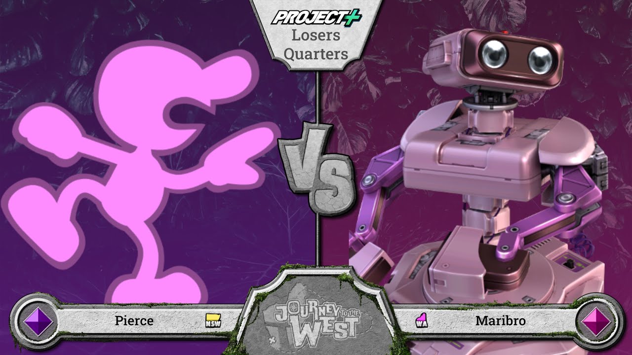 Pierce (Mr. Game & Watch) vs Maribro (R.O.B, Toon Link) | Losers Quarters | Journey to the West