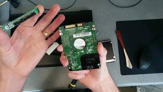 Buffalo Ministation HD-PC500U2: How to open up and take the drive out. Buffalo Usb