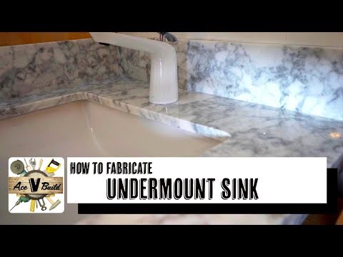 how-to-cut-out-undermount-sink-||-undermount-sink-fabrication