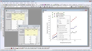 Graphing: Origin 9: Combining Metadata in Legend