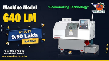 Model : 640 LM Flat Bed | RealTech CNC Machine VD-330