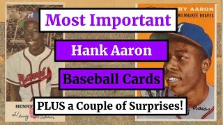 10 Most Important Hank Aaron Baseball Cards — PLUS a Couple of Surprises!
