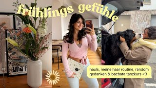 90's BLOWOUT TUTORIAL⭐️| Spring Haul, Bachata Dance Class & More🕺🏻🌼