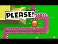 So I played in the most punishing arena in Bloons TD Battles...