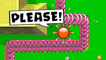 So I played in the most punishing arena in Bloons TD Battles...